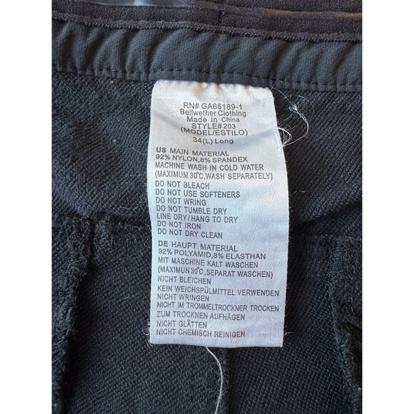 Bellwether 203 Convertible Zip Off Bike Patrol Pants Pockets Police Uniform 34L - Picture 8 of 11